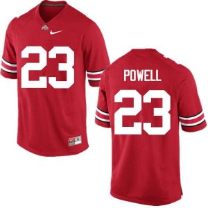 NCAA Ohio State Buckeyes Men's #23 Tyvis Powell Red Nike Football College Jersey EKV1245AY